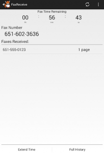 اسکرین شات برنامه FaxReceive - receive fax phone 2