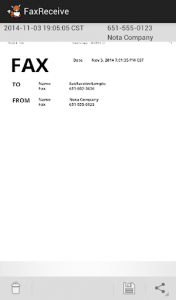 اسکرین شات برنامه FaxReceive - receive fax phone 3