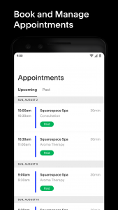 اسکرین شات برنامه Acuity Scheduling Client 2