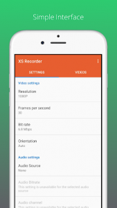 اسکرین شات برنامه X Screen Recorder 1