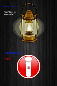 اسکرین شات برنامه Flashlight + Lantern 1