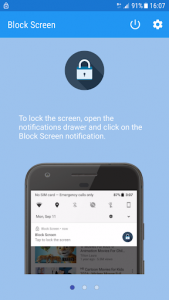 اسکرین شات برنامه Blocky - Touch Blocker 1