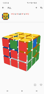 اسکرین شات برنامه Cube Algorithms 1