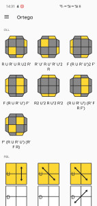 اسکرین شات برنامه Cube Algorithms 5