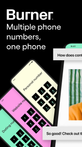 اسکرین شات 1 برنامه Burner: Second Phone Number