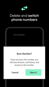 اسکرین شات 8 برنامه Burner: Second Phone Number