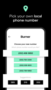 اسکرین شات 3 برنامه Burner: Second Phone Number