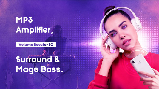 اسکرین شات برنامه Volume Booster EQ 200% Louder 1