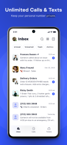 اسکرین شات 2 برنامه Linked Phone Business Number