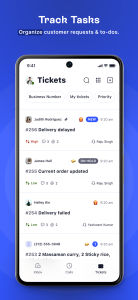 اسکرین شات 5 برنامه Linked Phone Business Number