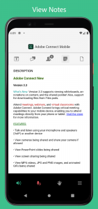 اسکرین شات برنامه Adobe Connect 6