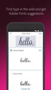 اسکرین شات برنامه Adobe Capture: Illustrator,Ps 3