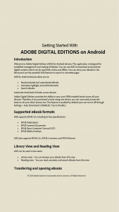 اسکرین شات برنامه Adobe Digital Editions 2