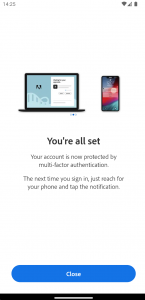 اسکرین شات برنامه Adobe Account Access 2