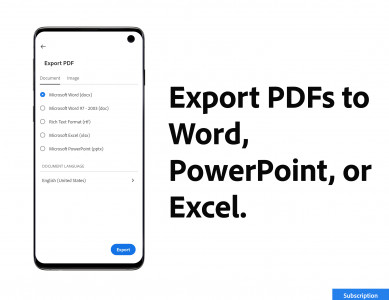 اسکرین شات برنامه Adobe Acrobat Reader: Edit PDF 7
