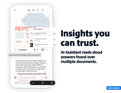 اسکرین شات 2 برنامه Adobe Acrobat Reader: Edit PDF