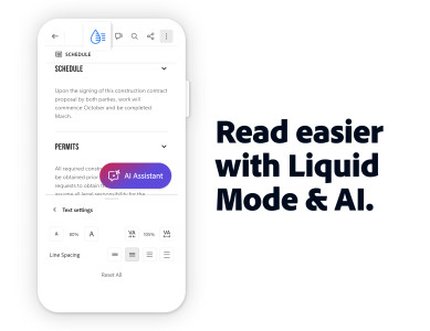 اسکرین شات 6 برنامه Adobe Acrobat Reader: Edit PDF