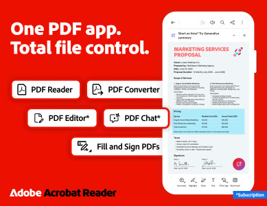 اسکرین شات 1 برنامه Adobe Acrobat Reader: Edit PDF