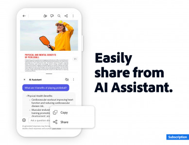 اسکرین شات برنامه Adobe Acrobat Reader: Edit PDF 2