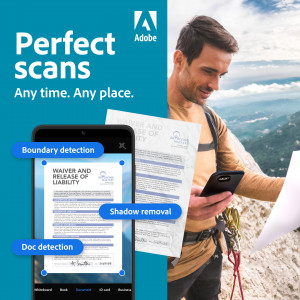 اسکرین شات برنامه Adobe Scan: PDF Scanner, OCR 1