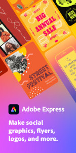 اسکرین شات برنامه Adobe Express: Graphic Design 1