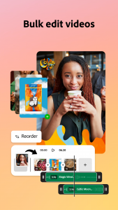 اسکرین شات 3 برنامه Adobe Express: AI Photo, Video