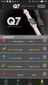 اسکرین شات برنامه Q7 Sport  Smartwatch 1