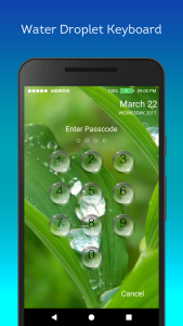 اسکرین شات برنامه Keypad Screen Lock - Time Password 1