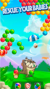 اسکرین شات بازی Dino Pop! Bubble Shooter Arcade & Puzzle Adventure 1
