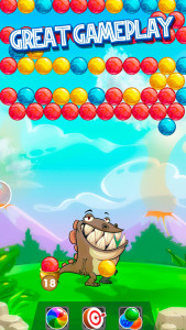 اسکرین شات 3 بازی Dino Pop Bubble Shooter Arcade