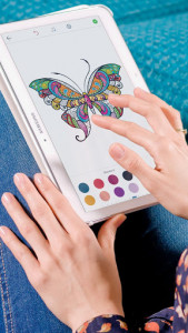 اسکرین شات برنامه Adult Butterfly Coloring Pages 1