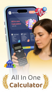 اسکرین شات 1 برنامه Advanced Scientific Calculator