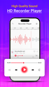 اسکرین شات برنامه Advance Voice Recorder 7