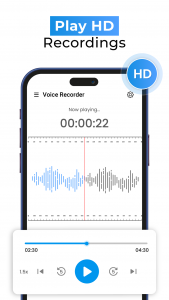 اسکرین شات برنامه Advance Voice Recorder 8