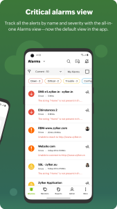 اسکرین شات 2 برنامه Site24x7