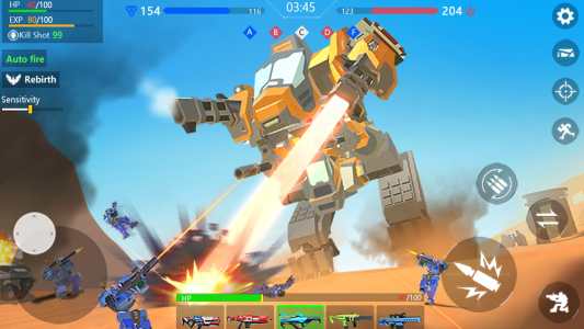 اسکرین شات بازی Robot War：Modern Combat FPS 1