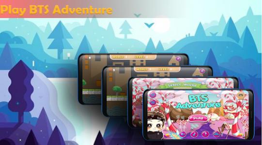 اسکرین شات بازی KPOP B T S Adventure Run Game 2