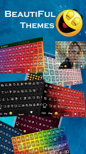 اسکرین شات برنامه Japanese Keyboard with english 3