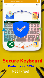 اسکرین شات برنامه Japanese Keyboard with english 6