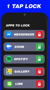 اسکرین شات برنامه App lock 4