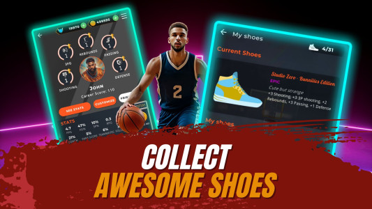 اسکرین شات 5 بازی Basketball Career 25