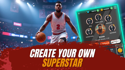 اسکرین شات 2 بازی Basketball Career 25