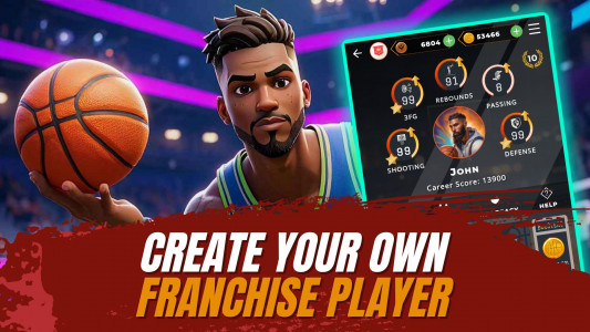 اسکرین شات 2 بازی Astonishing Basketball Manager