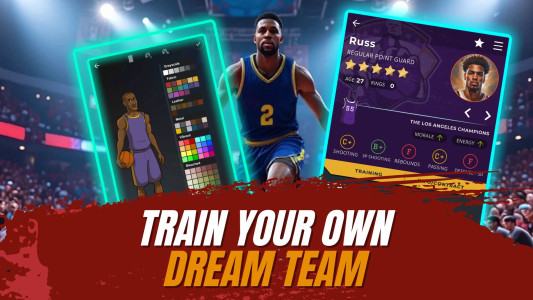 اسکرین شات 3 بازی Astonishing Basketball Manager