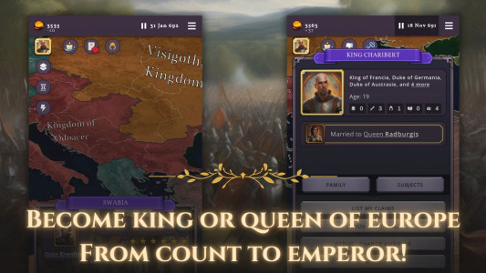 اسکرین شات 4 بازی Clovis Medieval Grand Strategy