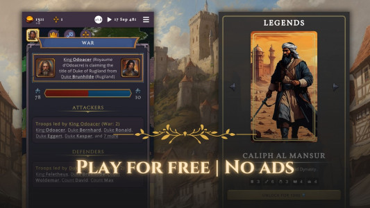 اسکرین شات 6 بازی Clovis Medieval Grand Strategy