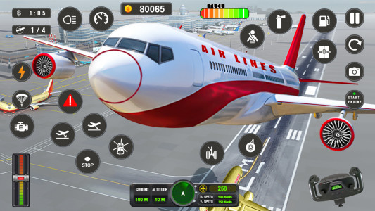 اسکرین شات برنامه Flight Simulator - Plane Games 1