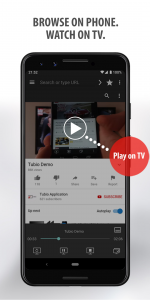 اسکرین شات 2 برنامه Tubio - Cast Web Videos to TV