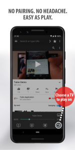 اسکرین شات 3 برنامه Tubio - Cast Web Videos to TV
