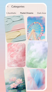 اسکرین شات 6 برنامه Aesthetic Pink Black Wallpaper